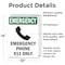 Signmission Safety Culture Sign, 10 in Width, Vinyl Decal, Rectangle OS-2PACK-EM-D-1014-V-10461 - alternate 4